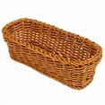 thumbnail image 1 of Winco WB-1507-HY 10 x 4.75 in. Rectangular Basket, 3 in. Deep - Honey, 1 of 2