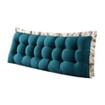 thumbnail image 1 of Rectangular Breathable Bed Reading Bolster Pillow With Strap, Adult Headboard Support Cushion 80x45, 1 of 9