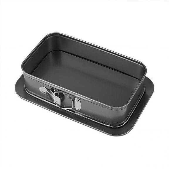 Rectangular Cake Baking Cake Pan 28X18X6.5Cm Rectangular Baking Leak-Proof Bakeware Removable Bottom Baking Pastry Tools
