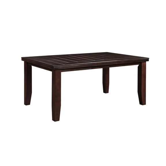 Rectangular Cherry Dining Table With Modern And Stable Tapered Legs - Seats 6, 30" Height X 42" Width 66" Length Stylish 6 People,