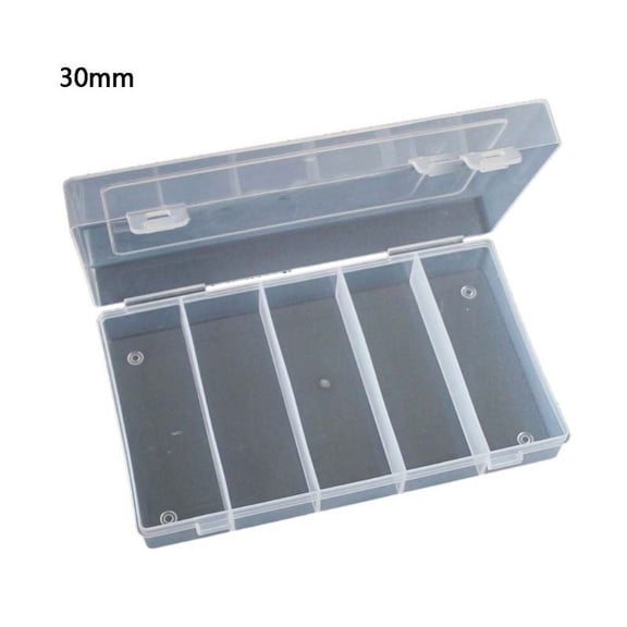 Rectangular Coin for Case Coin Holder Empty Transparent Collection for Case for Storage Coins Jewelry Rings Bead Button