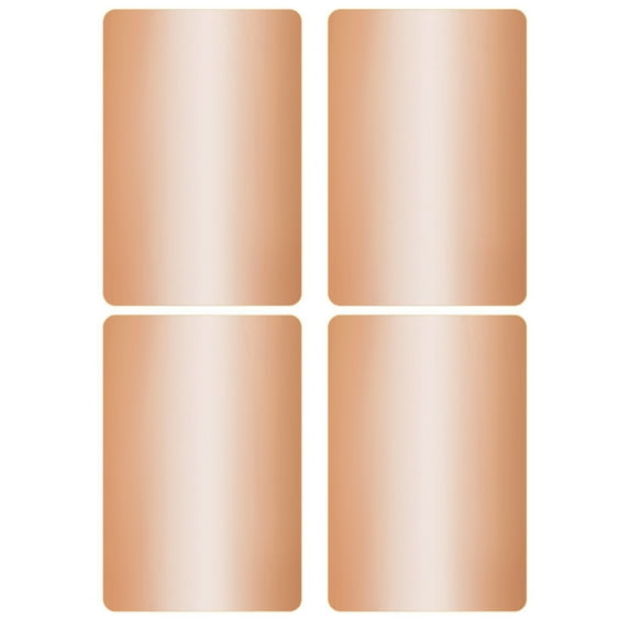 Rectangular Color-Coding Labels 3x2 in Rose Gold Storage Labels for Boxes and Bins - 200 Pack by Royal Green