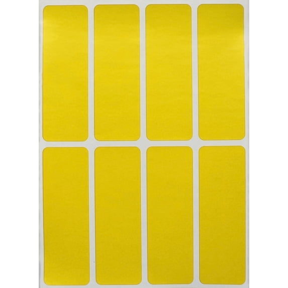Royal Green Rectangular Color coding labels 3 x 1 inches, Rectangle ...