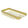 thumbnail image 1 of Rectangular Combination Shower Basket in Polished Brass, 1 of 2