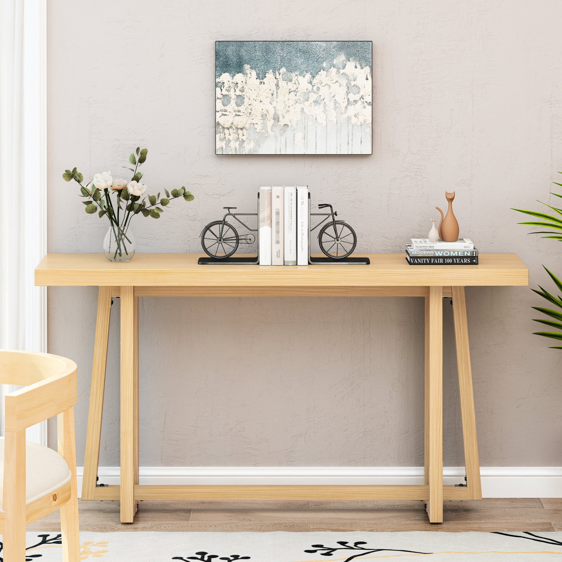 Rectangular Console Table 60.09'' - Magnesium Oxide Material Hall ...