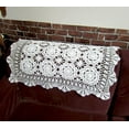 thumbnail image 1 of Rectangular Cotton Handmade Crochet Lace Table Runner Doilies Table Dresser Scarf Décor, 1 of 5