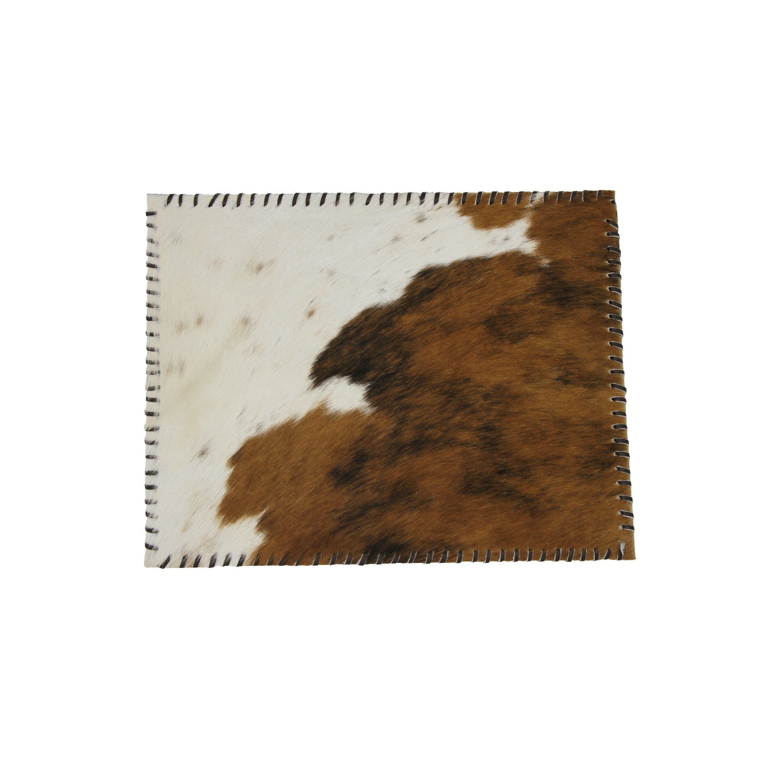  jejeloiu Cow Fur Placemats Set of 4, Cowhide Place Mats 12x18  Inch for Dining Table Decorations, Rustic Western Farmhosue White Brown  Table Mats for Kitchen Decor Dinner Indoor : Home 