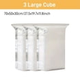 thumbnail image 1 of Rectangular Cube Vacuum Storage Bags 3 Pack, Large Compression Bags for Clothes, Dorm Room and Home Closet Storage, 1 of 6
