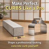 Rectangular Curb It Yourself Concrete Trowel Landscape Tool 4 x 6 Inch ...