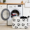 thumbnail image 1 of Rectangular/Cylinder Storage Bins with Soccer Print，Lightweight Storage Basket Toy Organizer Baby Boy Basket Toy Storage Bin Organizer Room Decor for Home, 1 of 6