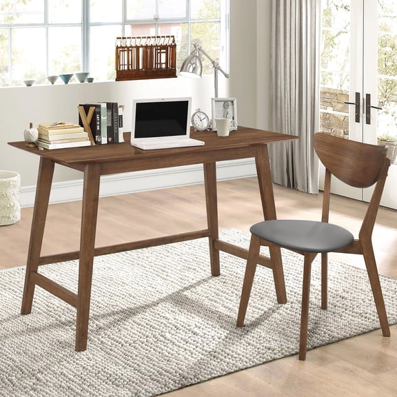 Rectangular Desk with Slant Legs | Ideal for Focused Work | Blends Well with Different Decor Schemes