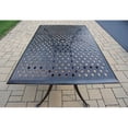 thumbnail image 1 of Oakland Living Rose Metal Dining Table, 1 of 1