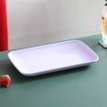 thumbnail image 1 of Rectangular Dinner Plates,Colors Big Dessert Plates,Durable Lightweight Salad Plate,Versatile Fruit Dish,Appetizer Plate for Dessert Cupcake Salad Steak Snack Pasta Cake, 1 of 9