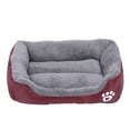 thumbnail image 1 of Rectangular Dog Cat Beds Mattress Washable Pads Room, Soft Winter Warm Plush Sleeping Pet Fleece Bed Mat for Small Doggy Kitten, Anti-Slip Waterproof Bottom, 1 of 9