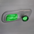 thumbnail image 1 of Rectangular Dome Light Lens and Round map Light Lens For 2006+ Peterbilt - Green, 1 of 4