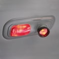 thumbnail image 1 of Rectangular Dome Light Lens and Round map Light Lens For 2006+ Peterbilt - Red, 1 of 4