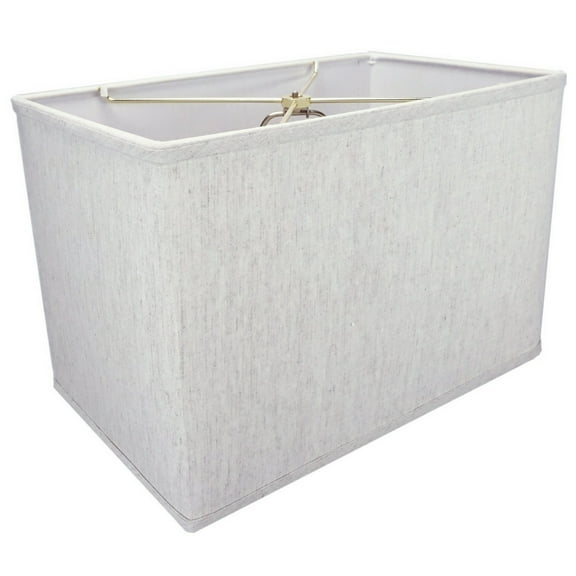 Rectangular Drum Lampshade (10x16) (10x16) x 11 Softback Textured Oatmeal