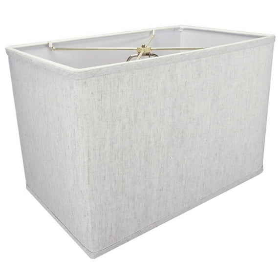 Rectangular Drum Lampshade (10x16) (10x16) x 11 Softback Textured Oatmeal