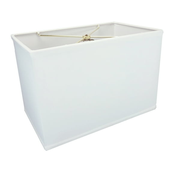 Rectangular Drum Lampshade (10x16) (10x16) x 11 Softback White