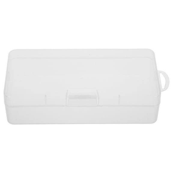 Rectangular Empty Mini Clear Plastic Organizer Storage Box Containers With Hinged Lids Clear Plastic Storage Case Mini Plastic Storage Containers Box