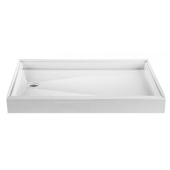 Rectangular End Drain Air Bath, Biscuit - 59.25 x 35.5 x 19 in.