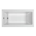 thumbnail image 1 of Rectangular End Drain Air Bath, Biscuit - 70 x 35.5 x 18.125 in., 1 of 1