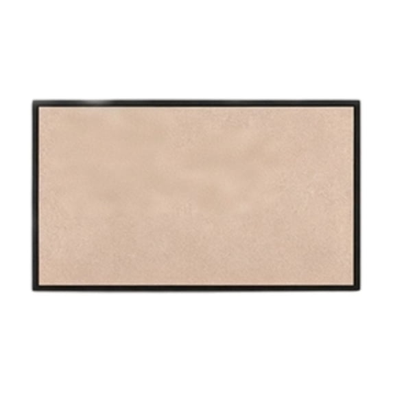Rectangular Fabric Photo Board - Polyester Fiber Note Board for Wall Decor, Photo Display & Organizer for Home Office - Lightweight & Sturdy Design,Black