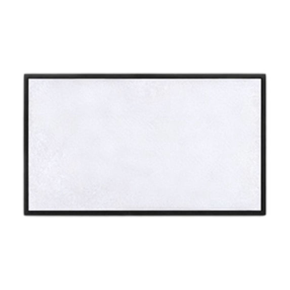 Rectangular Fabric Photo Board - Polyester Fiber Note Board for Wall Decor, Photo Display & Organizer for Home Office - Lightweight & Sturdy Design,Gray