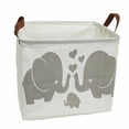 Auchen Collapsible Nursery Bin Waterproof Fabric Storage Box Baby