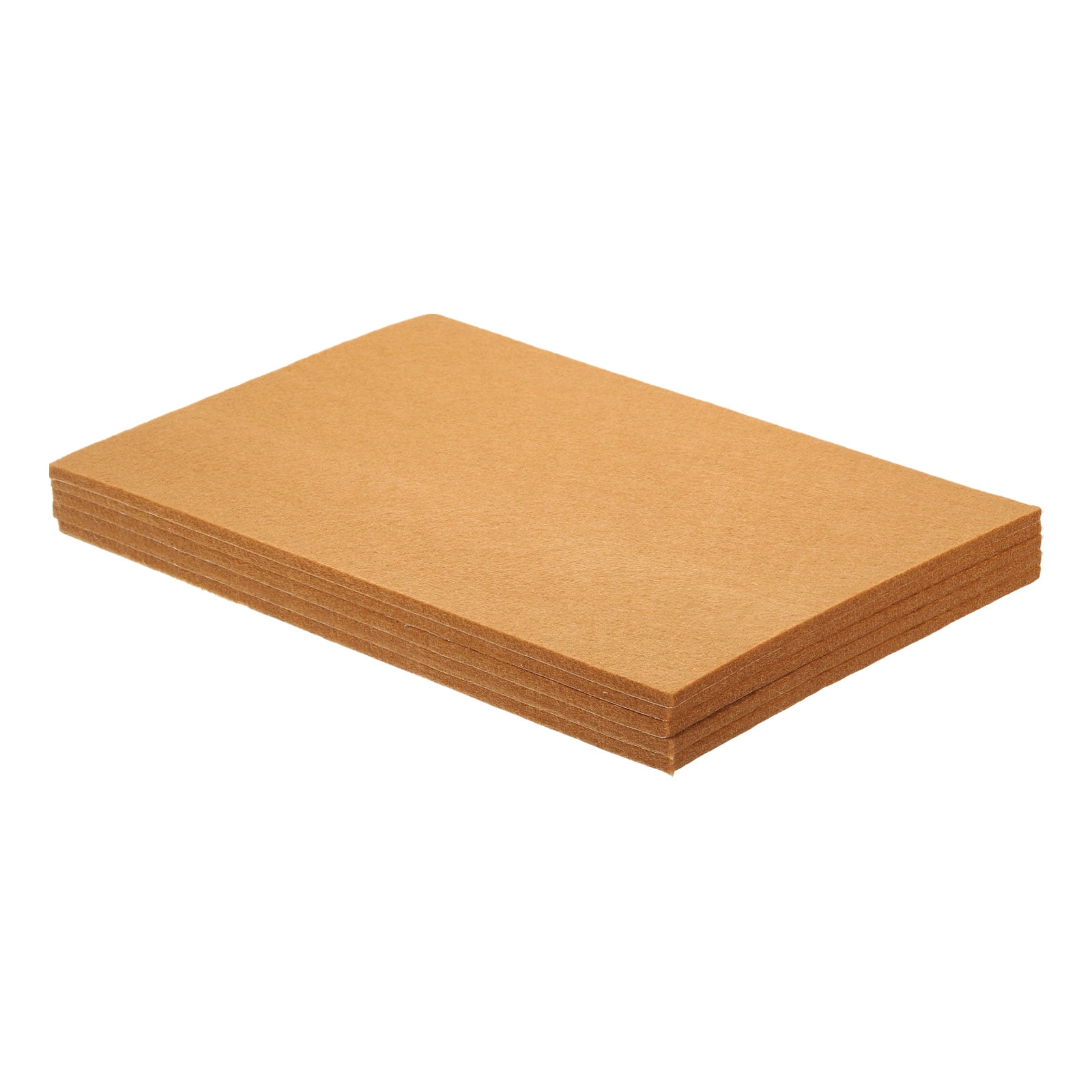 Felt Furniture Pads, 5Pack 11.81" x 7.87" Adhesive Backed Felt Non-slip Anti-scratch Chair Leg Protectors for Protecting Hardwood Floor, Light Brown