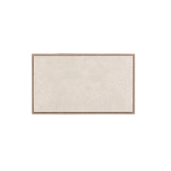 Rectangular Felt Pin Board for Wall Decor, Polyester Fiber Memo Notice Board for Photos and Notes in Home Office, 24x16 Inch