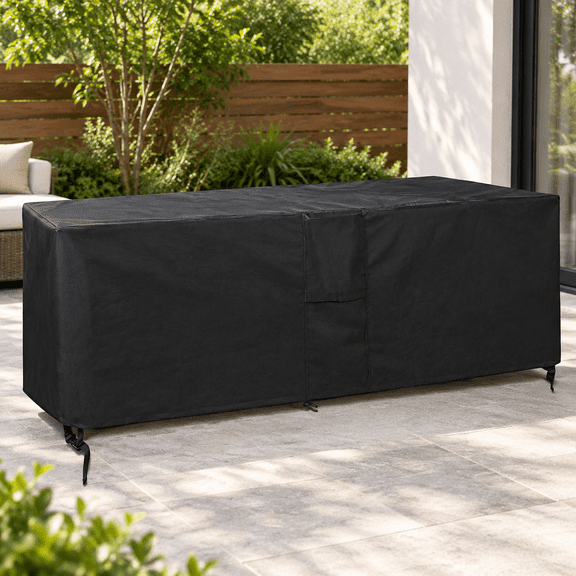 Rectangular Fire Pit Cover 58"L x 28"W x 24"H, Waterproof 600D