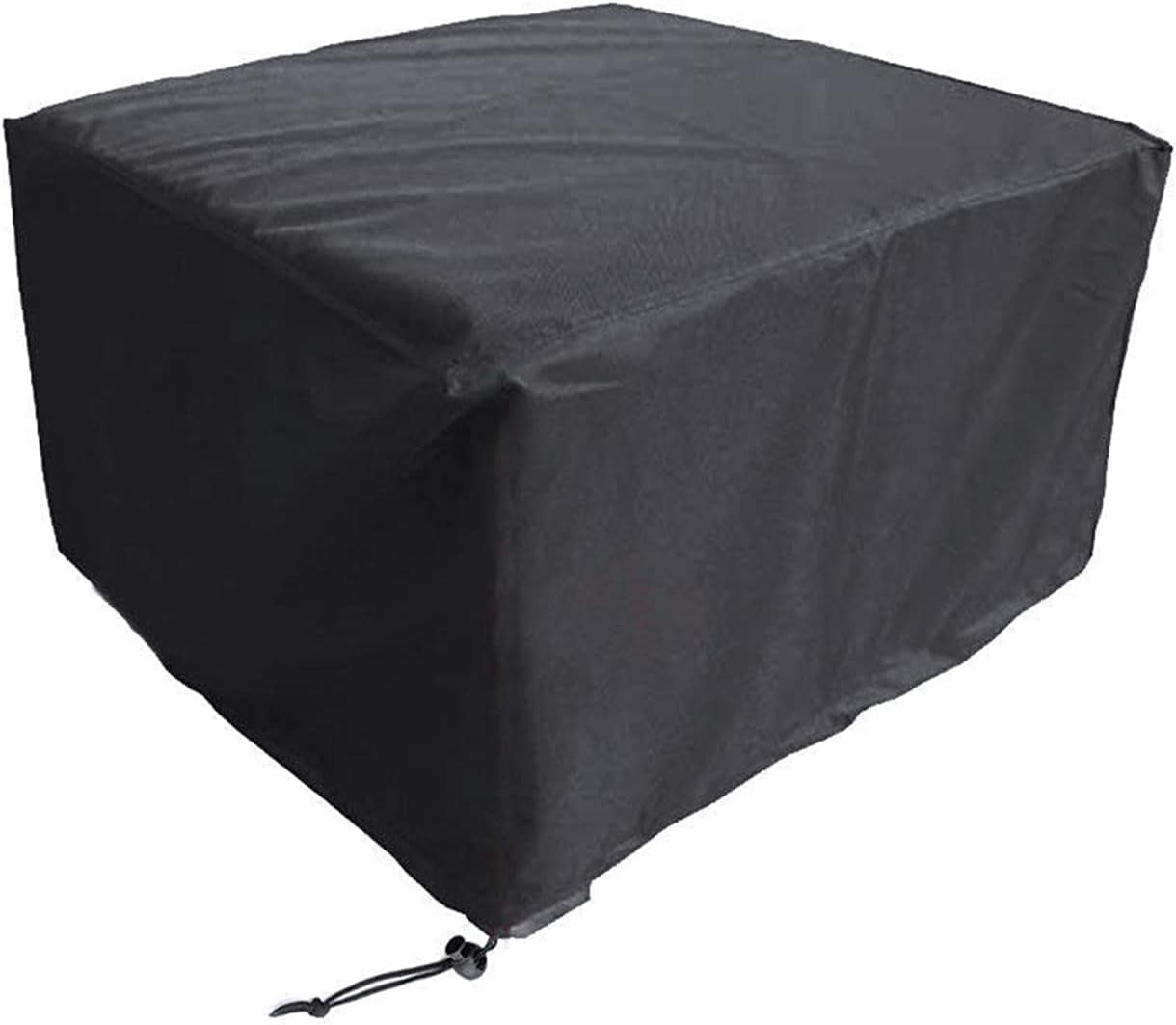 Rectangular Fire Pit Cover, Heavy Duty Waterproof Outdoor Furniture Protection, Easy Cleaning with PVC Coating, Breathable \u0026 Durable Design