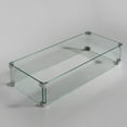thumbnail image 1 of , Rectangular Fire Pit Wind Guard, Clear ,Glass , Rectangular Fire Pit Wind Guard, 1 of 5