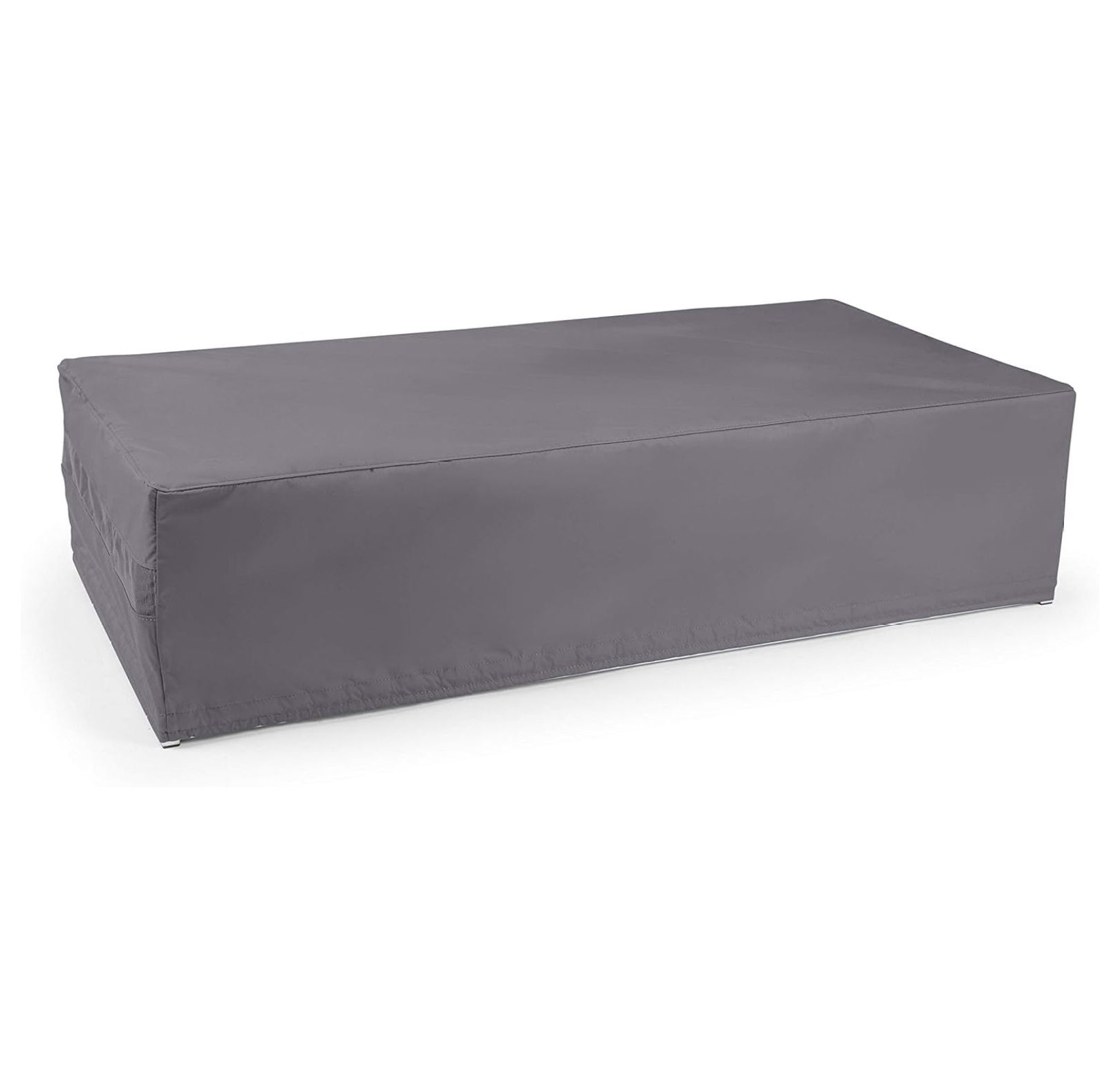 Rectangular Firepit Cover – Water-Resistant Polyester, Mesh Ventilation ...