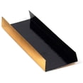 thumbnail image 1 of Rectangular Folding-Edges Pastry Board 5-1/16" Long with Black Interior & Gold Exterior - Pack of 200, 1 of 2