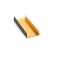 thumbnail image 1 of Rectangular Folding-Edges Pastry Board 5-1/16" Long with Gold Interior & Black Exterior - Pack of 200, 1 of 1