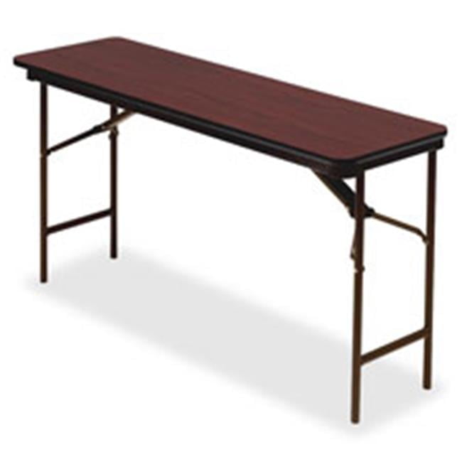 Rectangular Folding Table, Wood, 18 in. x 72 in. x 29 in., MY Laminate