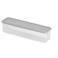thumbnail image 1 of Rectangular Food Storage Box, Airtight Sealed Container for Noodles and Grains, Space-Saving Kitchen Organizer with Hooks for Refrigerator or Wall Storage, 1 of 2