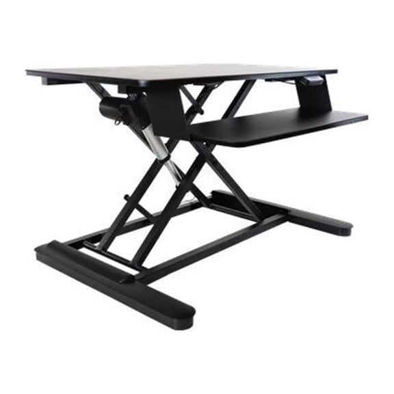 Rectangular Freedom Desk - Standing Desk Converter, Black