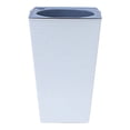 thumbnail image 1 of Rectangular Freestanding Pedestal Sink with Brick Patterned Exterior Modern Bathroom Basin for Home and Commercial Use, 1 of 2