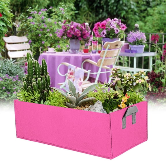 Rectangular Garden Growing Bag Plants Bags Square Planting Container Fabric