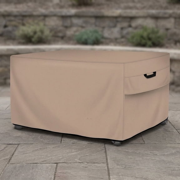 Rectangular Gas Fire Pit Table Cover Waterproof Heavy Duty