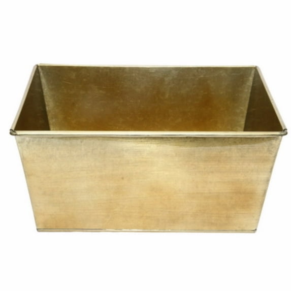 Rectangular Gold Finish Container