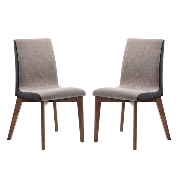 Rectangular Grey Fabric Chairs for Dining Table / Add Style to Your Dining Setup