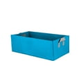 thumbnail image 1 of Rectangular Grow Bag, Garden Planter Bags, Fabric Planting Bag, Gardening Supplies Outdoor Planting Pouch, 12*16*8In Blue, 1 of 5