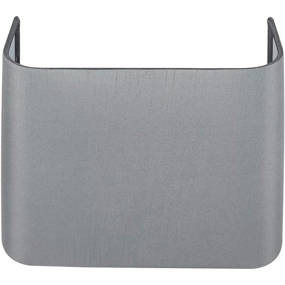 Rectangular Half Shade for Wall Sconce, Uno-Fitter, 10-inch Wide, 7-inch Tall, 5-inch Projection, Gold Silk