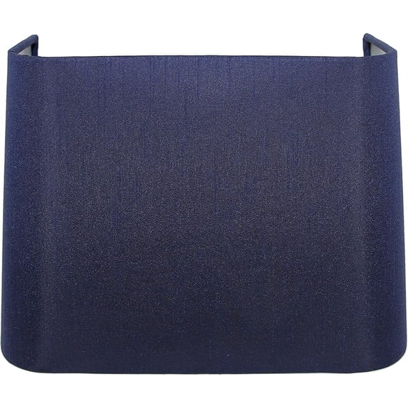 Rectangular Half Shade for Wall Sconce, Uno-Fitter, 10-inch Wide, 7-inch Tall, 5-inch Projection, Gold Silk