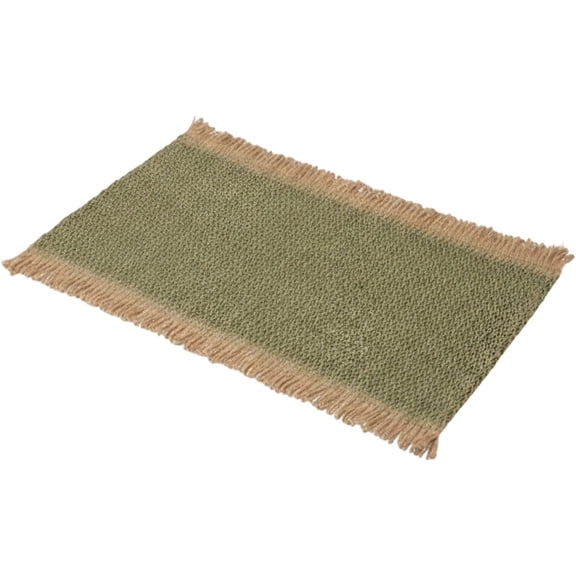 Rectangular Heat Resistant Disposable Drink Mats Paper And Jute Blended Absorbent Coasters For Coffee Tea And Mugs