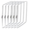 thumbnail image 1 of Rectangular Hose Clamps, 12" x 6" 304 Stainless Steel Square Duct Pipe Clamp, 1 of 4